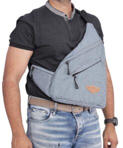 Crossbody Sling Bag-Cross Bag-Denim Blue
