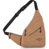 Crossbody Sling Bag-Cross Bag-Khaki Color