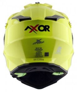 Dual Visor SC Helmet-Neon Yellow Green