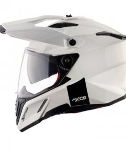 Axor X-Cross Dual Visor SC Helmet-White Red