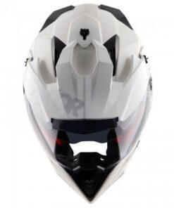 Axor X-Cross Dual Visor SC Helmet-White Red