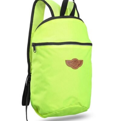 Easy to Carry Hawk 10 Ltrs Flo Green Backpack by Guardian Gears