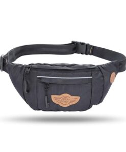 Kato Waist Pouch Charcoal Black