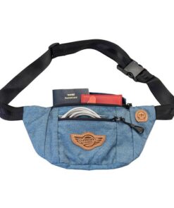 Kato Waist Pouch-Denim Blue