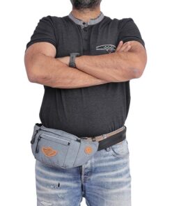 Kato Waist Pouch-Denim Blue