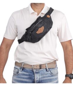 Kato Waist Pouch-Thigh Bag-Black Camo
