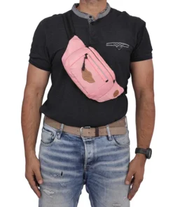 Kato Waist Pouch-Thigh Bag-Pink