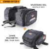 Mustang 50L Saddle Bag+Jaws Magnetic 28L Tank Bag