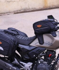 Mustang 50L Saddle Bag+Jaws Magnetic 28L Tank Bag