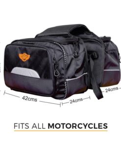 Mustang 50L Saddle Bag with Rain Cover