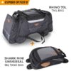 Combo of Rhino 70L Tail Bag + Shark Mini 18L Tank Bag