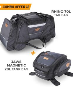 Rhino 70L Tail Bag and Jaws Magnetic 28L Tank Bag