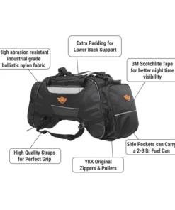 Rhino Mini 50L Tail Bag with Shark 28L Tank Bag