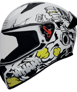Studds D10 Decor Full-Face White N6 Helmet