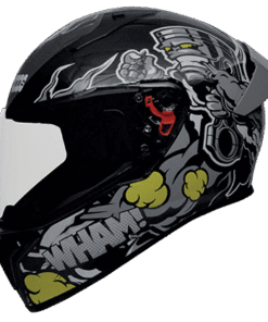 Thunder Piston D10 Decor Black N4 Helmet