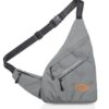 Wing Crossbody Sling Bag-Cross Bag-Grey