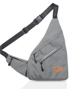 Wing Crossbody Sling Bag-Cross Bag-Grey