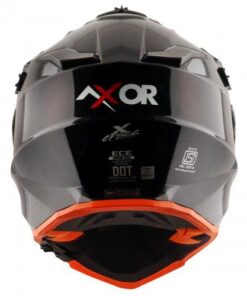 Axor X-Cross Dual Visor SC Helmet-Black Orange