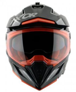 Axor X-Cross Dual Visor SC Helmet-Black Orange