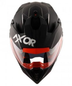 X-Cross Dual Visor SC Helmet-Matt Black Orange