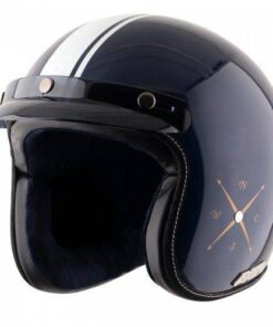 Axor Retro Jet Vintage Euro Globe Open Face Gloss Helmet