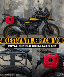 Saddle Stay Mild Steel with Jerry Can Mount: