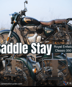 Saddle Stays Mild steel with Exhaust Shield and Jerry Can Mounting Texture Matte Black