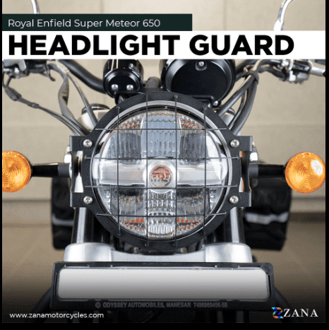 HEADLIGHT GUARD TYPE-1 BLACK STAINLESS-STEEL