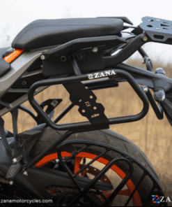 SADDLE STAY MS BLACK WITH JERRY CAN MOUNT