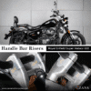 VERTICAL HANDLE BAR RISER ALUMINUM