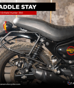 Saddle Stay Mild Steel with exhaust shield Black