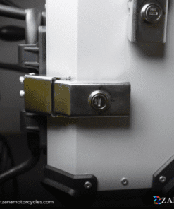 PANNIERS ALUMINIUM SILVER WITH FRAME