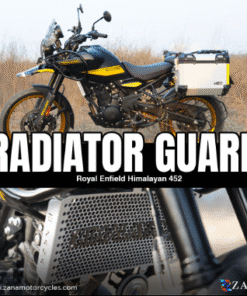 RADIATOR GUARD WITH LOGO ALUMINIUM SILVER