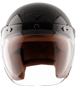 AXOR Jet Carbon Big Checks Helmet With Bubble Visor