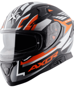 AXOR Apex Streak Helmet Dull Black Orange