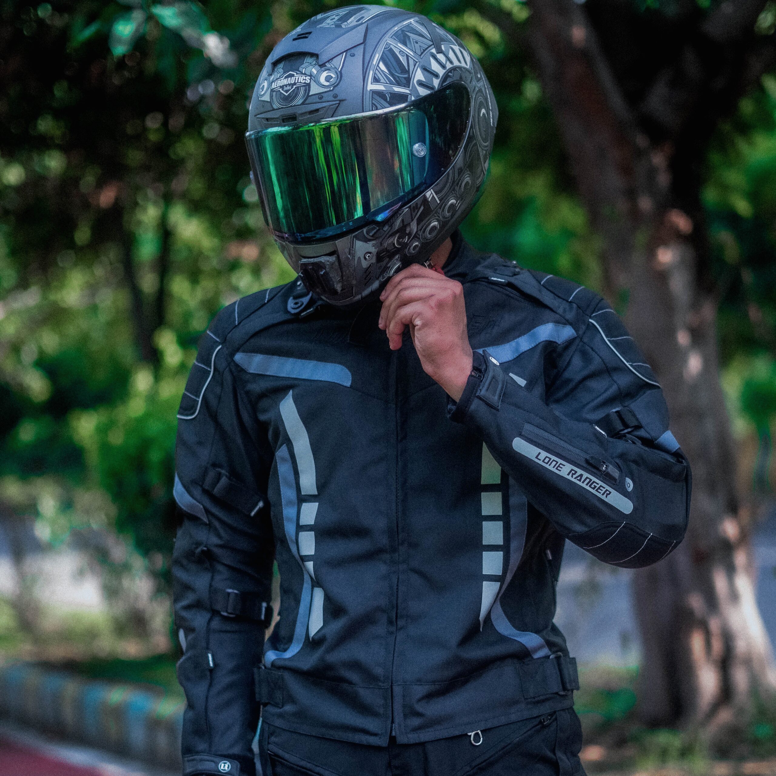 Lone Ranger Adonis Bike Riding Jacket Black