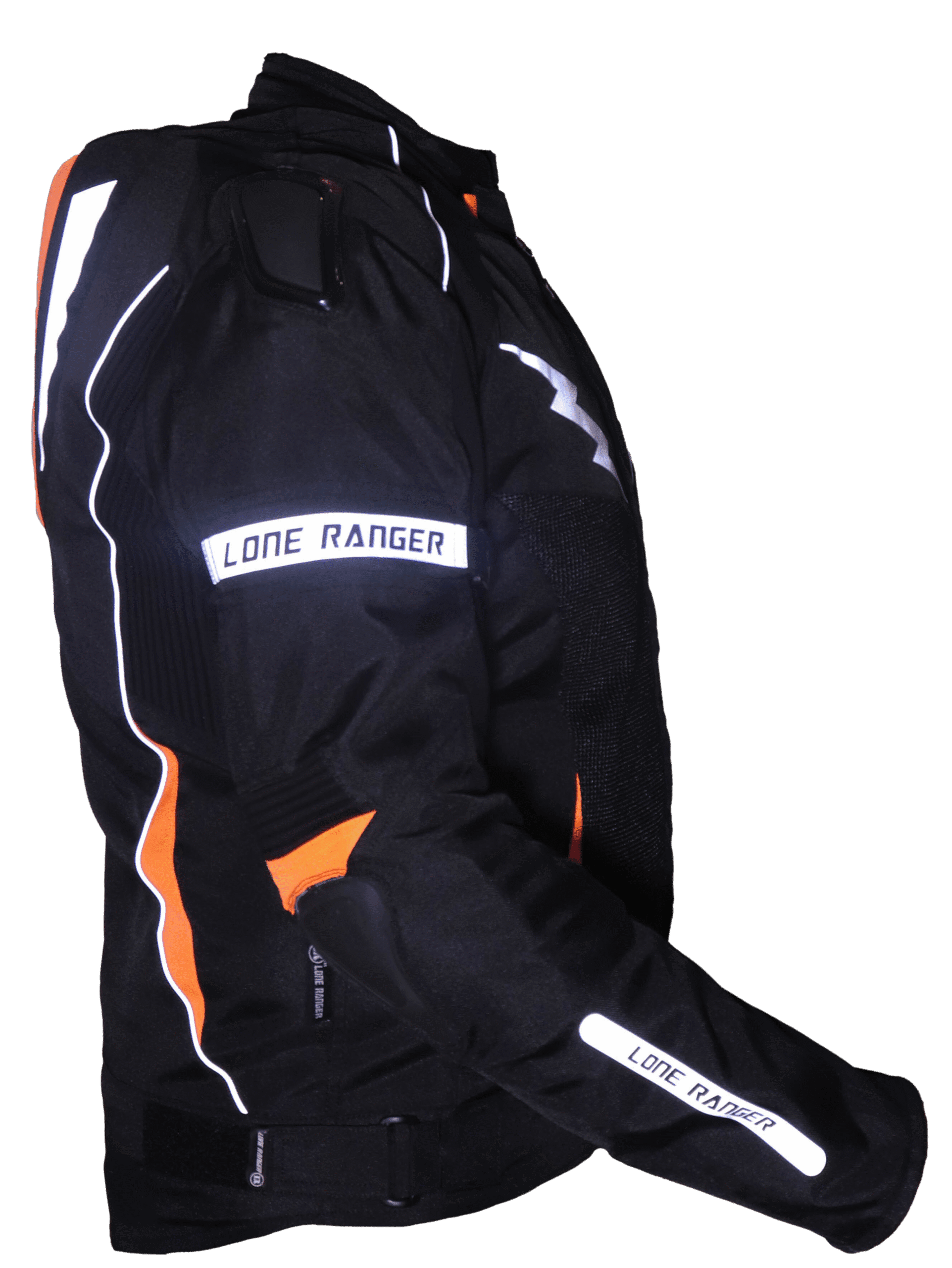 Lone Ranger Bandit Jacket With Aerodynamic Hump Orange - Image 2