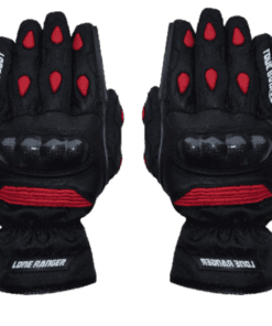 Lone Ranger Dryd Waterproof Riding Gloves Red & Black