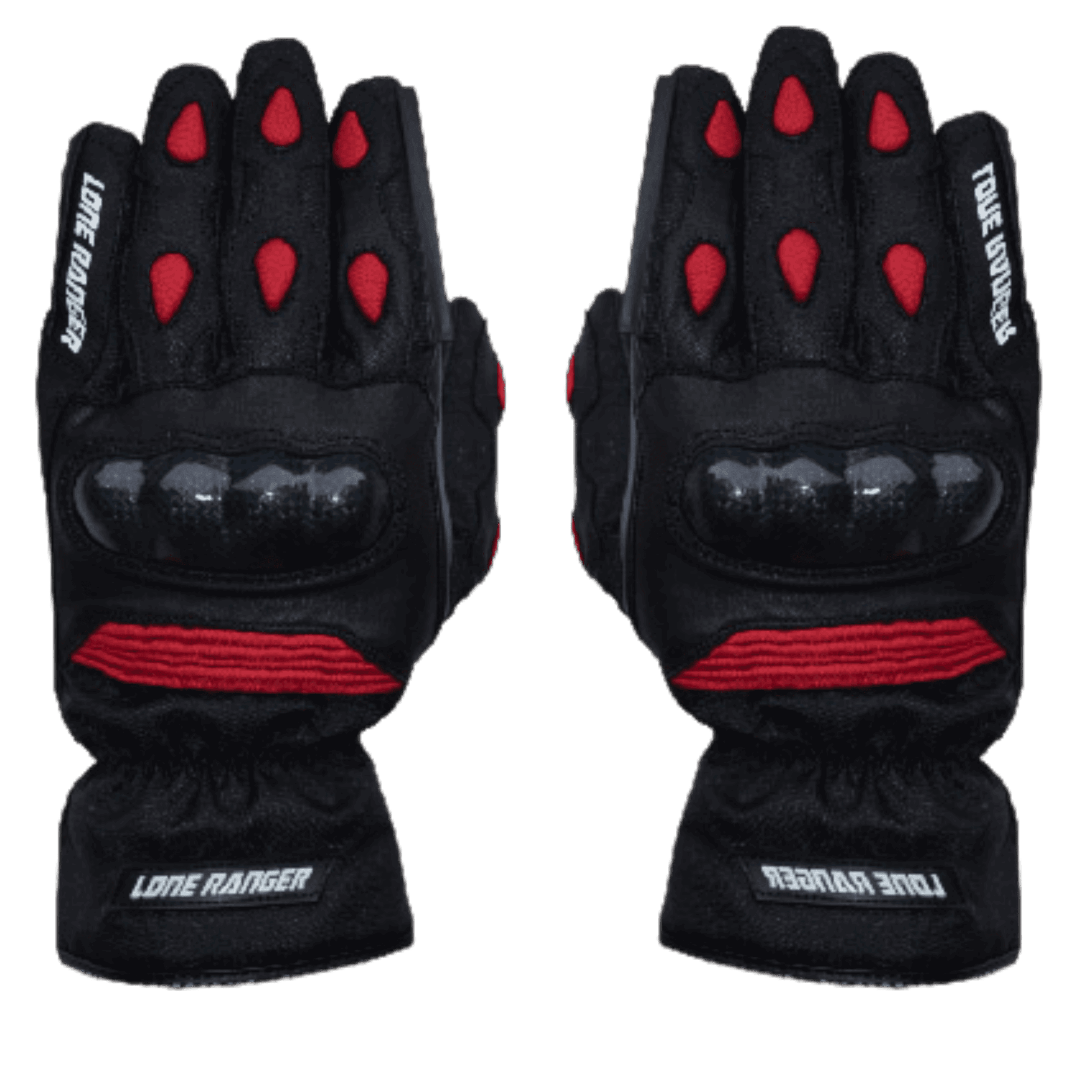 Lone Ranger Dryd Waterproof Riding Gloves Red & Black