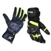 AXOR - Gator Riding Gloves Black Neon Green
