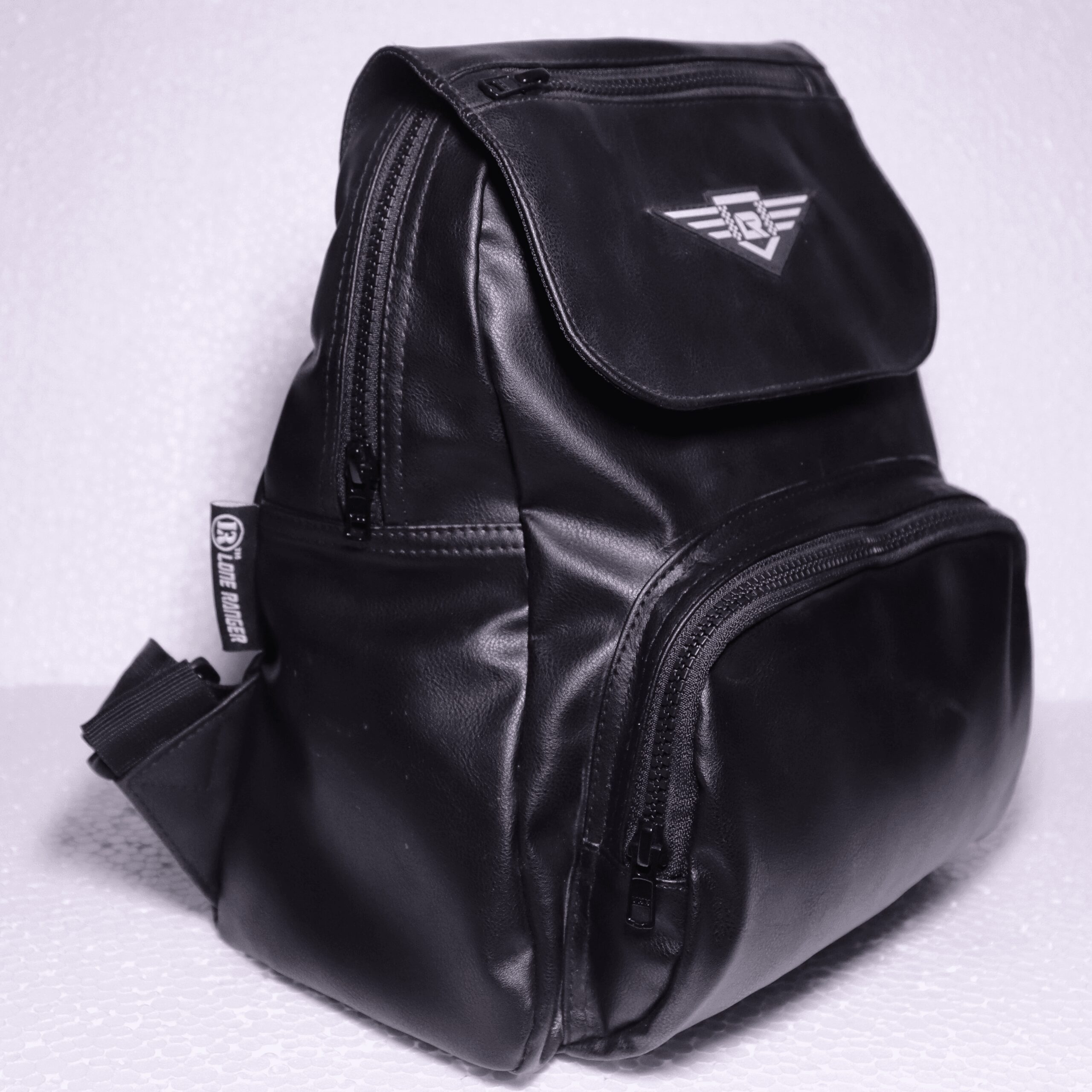 Lone Ranger Noir Leather Women Backpack - Image 3