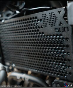 Radiator Guard for Honda NX500 (Honeycomb) - Black