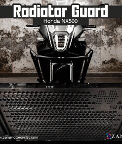 Radiator Guard for Honda NX500 (Honeycomb) - Black