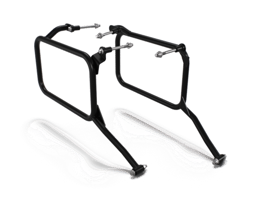 Black Adventure Pannier Rails For RE HIMALAYAN 450