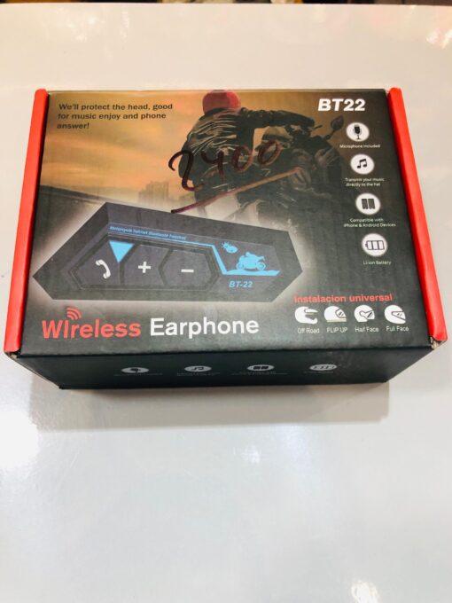 BT22 Motorcycle Helmet Bluetooth Earphone