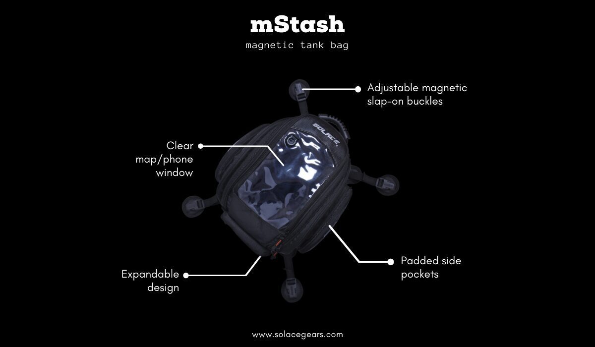 Solace MSTASH Magnetic Tank Bag - Image 5