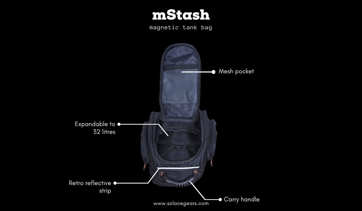 Solace MSTASH Magnetic Tank Bag - Image 4