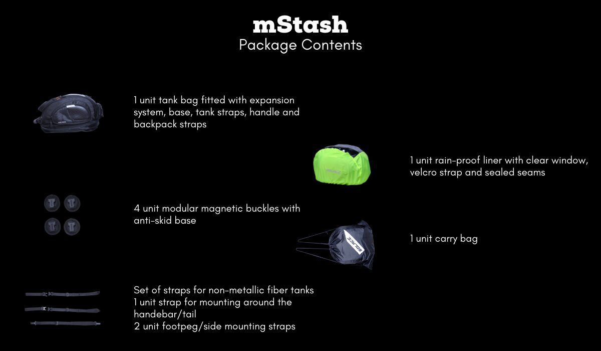 Solace MSTASH Magnetic Tank Bag - Image 2