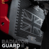 Zana Radiator Grill Uk Flag Trident (Black Texture) For Triumph Trident 660 ZP-007