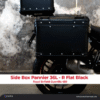 Zana Panniers for Guerrilla 450 R-Flat Aluminium Black (36 litre) ZI-8523 RB